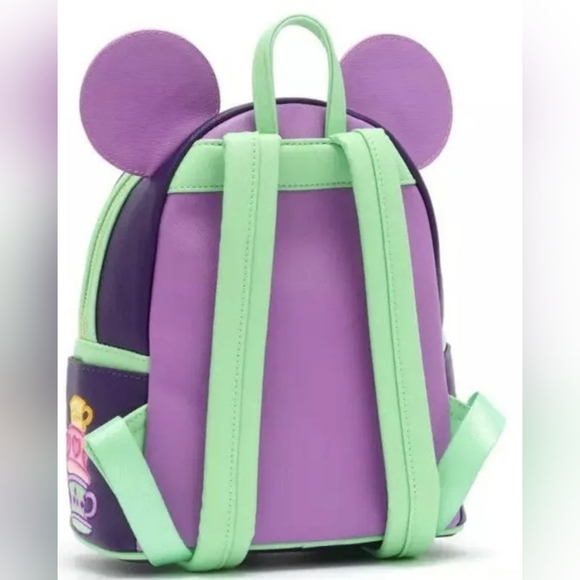 Loungefly: Main Attraction Mad Tea Party, Purple Green - Picture 2 of 9
